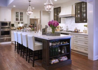 Lindin Design & Company | Spartanburg, SC | kitchen with mix of cabinets