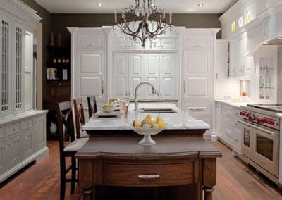 Lindin Design & Company | Spartanburg, SC | kitchen design with beautiful built-ins and large island